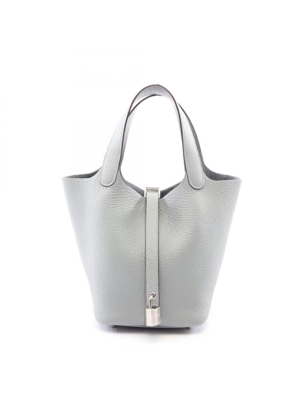 Hermes Handbag Picotin Lock PM Gray Pantin